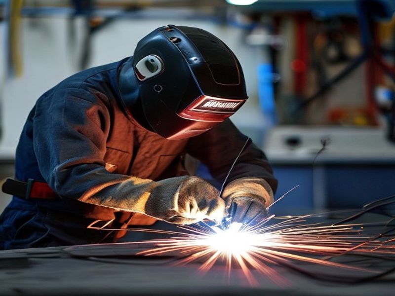 Welder complete kit with mask and gloves