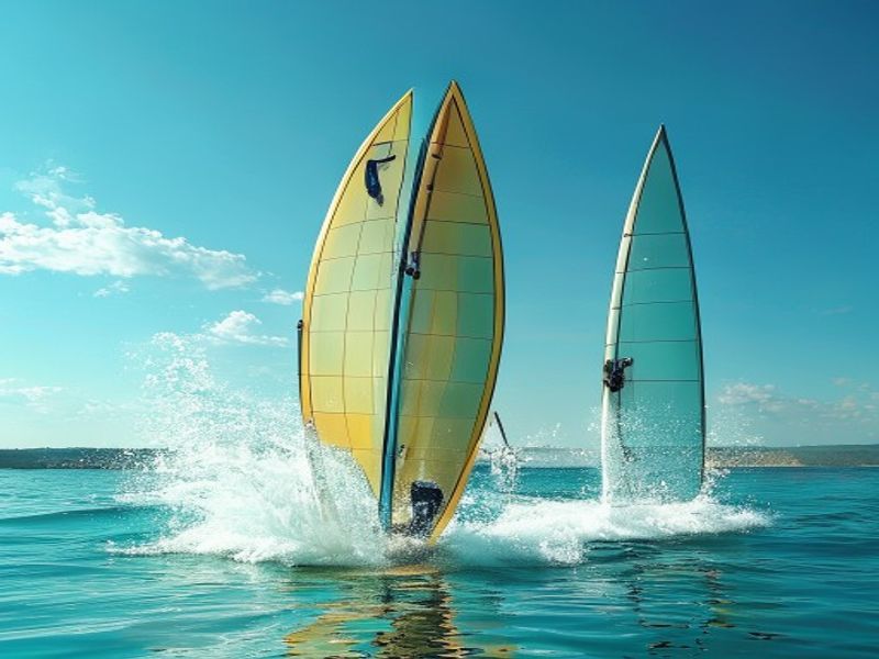 Windsurf Board & Sail Set
