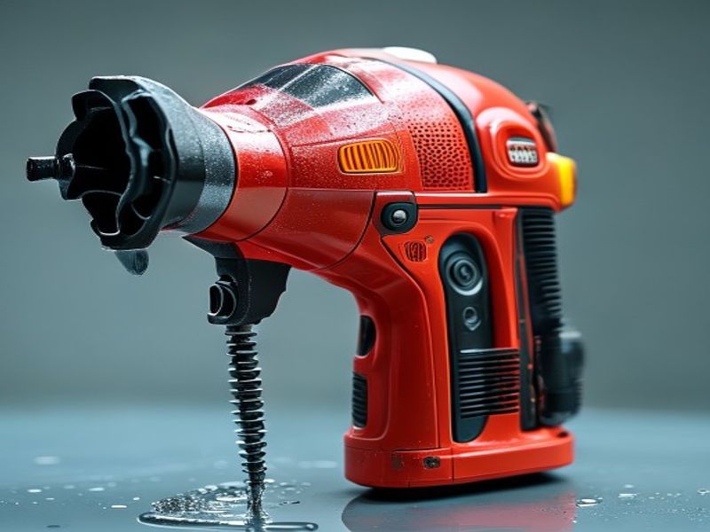 Professional painting equipment ready for work