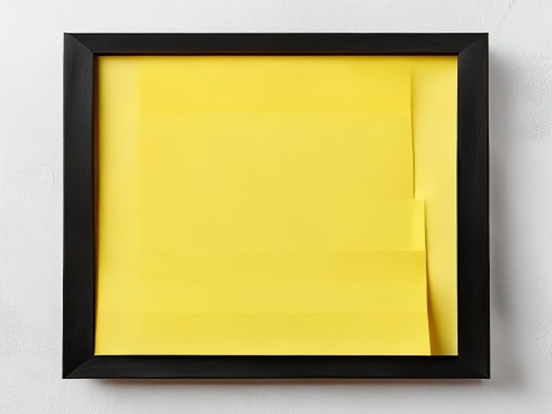 The Original No Ads Sticky Note (framed)