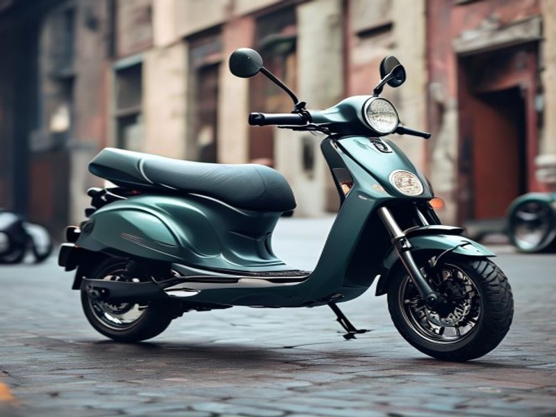 Electric scooter for urban delivery