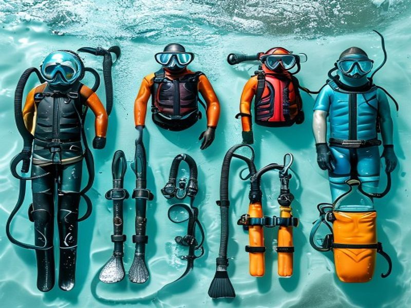 Snorkeling in clear Mediterranean water